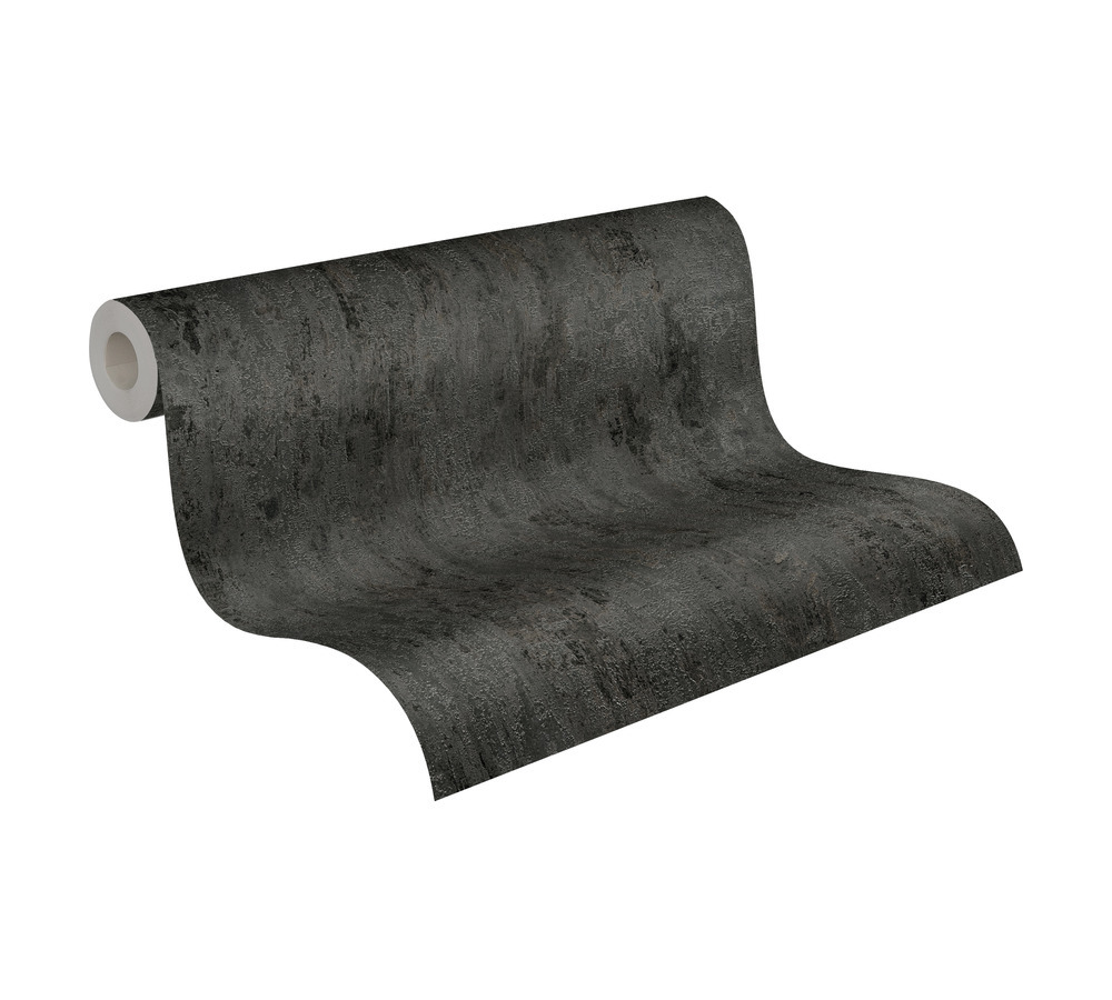 Vliestapete IL DECORO - schwarz-silber - 10 Meter