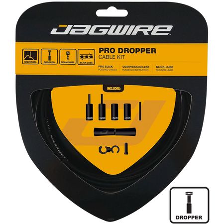 PRO DROPPER Kabelset für Vario-Sattelstütze, Hülle 3mm, Kabel 0.8mm  black  1700mm