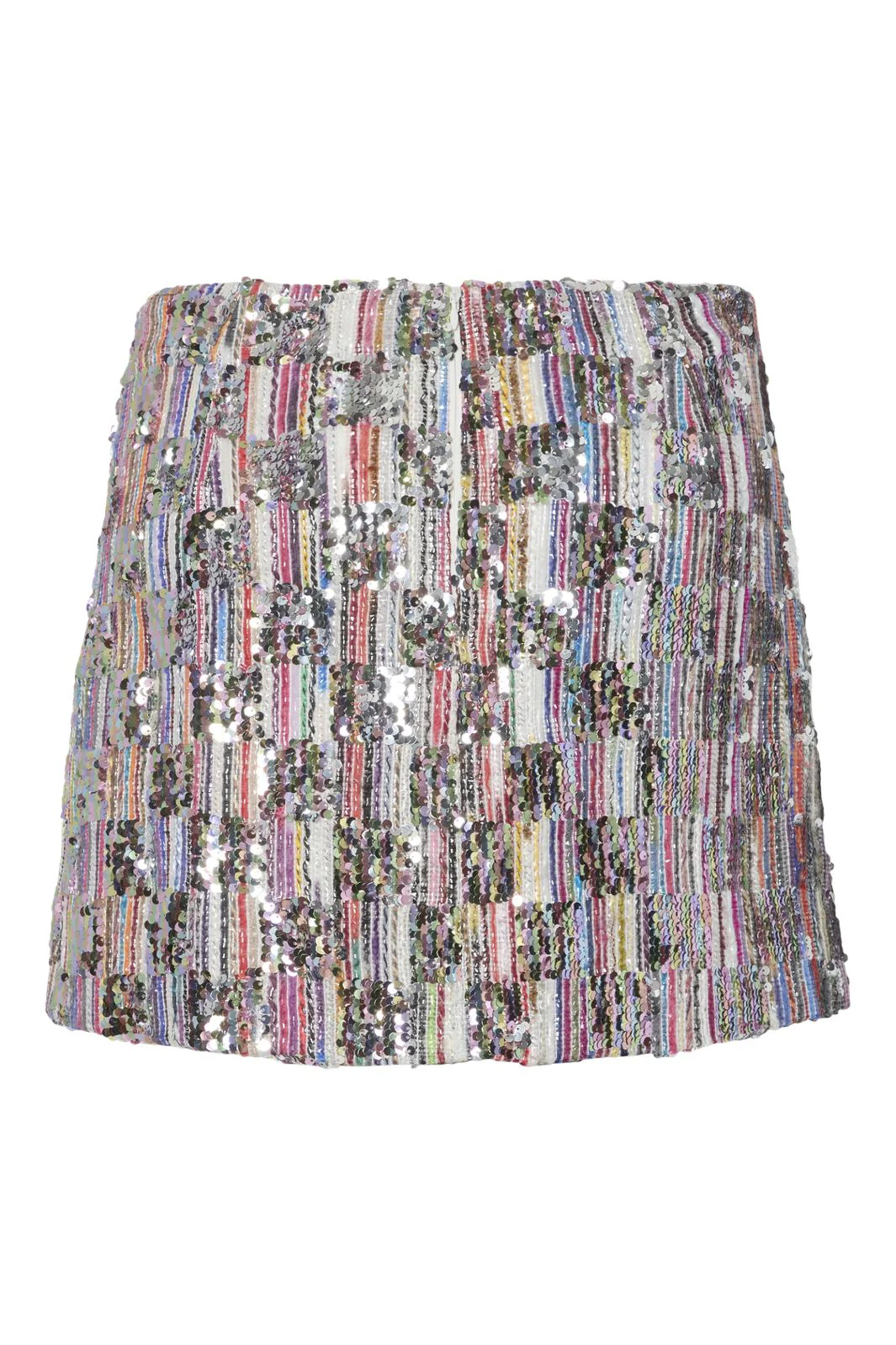 Pieces Pcnaina Short Sequins Skirt
