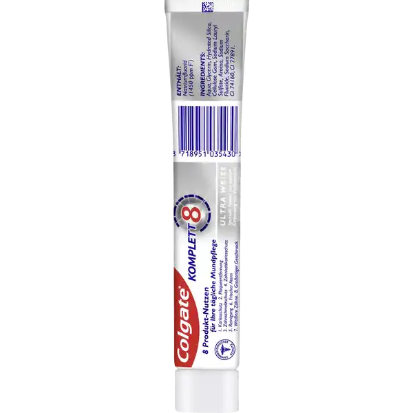Zahncreme Komplett 8 Ultra Weiss