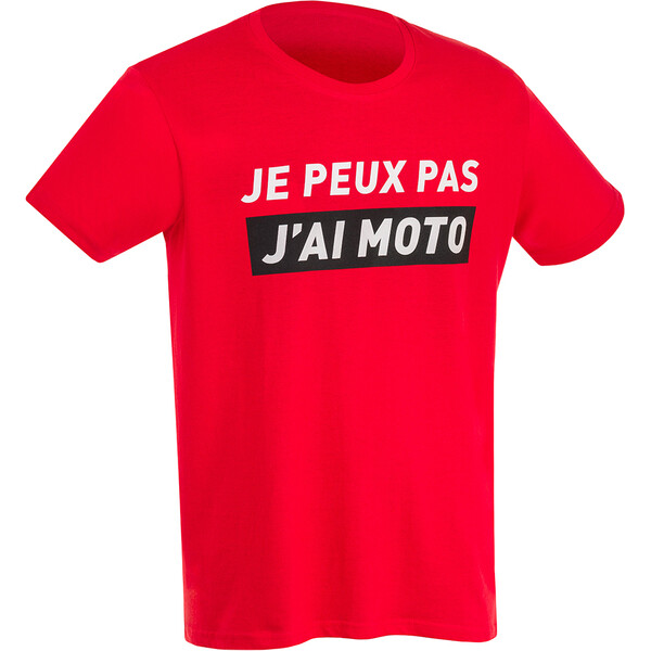 Dafy Moto - T-shirt J'ai moto Rouge / Blanc / Noir
