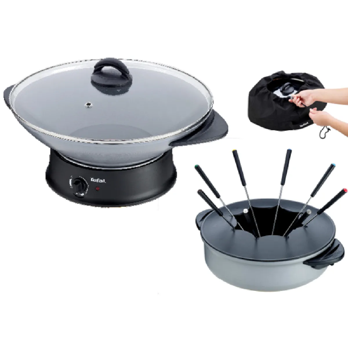 Tefal WK3020 - Wok et Fondue