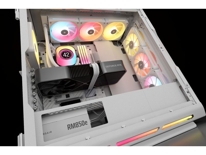Corsair Netzteil RMe Serie 2025 RM850e 850 W Vollständig modulares, geräuscharmes ATX-Netzteil mit 850 W Leistung