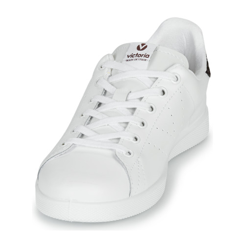 Victoria - TENIS PIEL - Blanc / Bordeaux