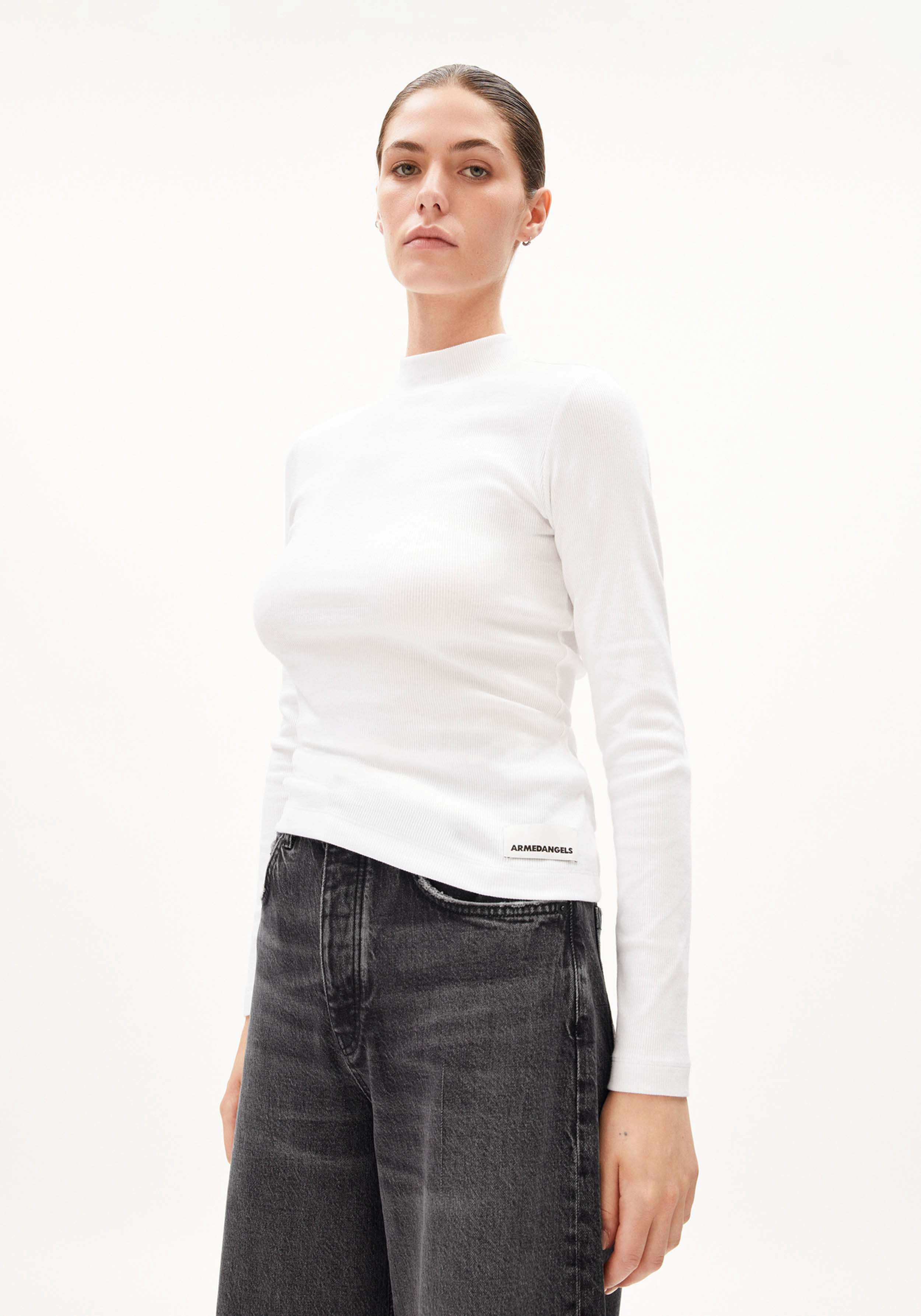 Armedangels Longsleeve Fatimaara White