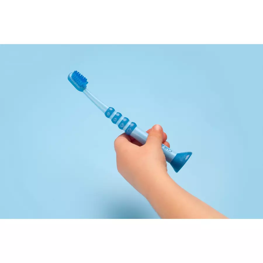 CURAPROX baby Zahnbürste mit 4.260 extra feinen Curen®-Borsten 0 - 4 Jahre in blau