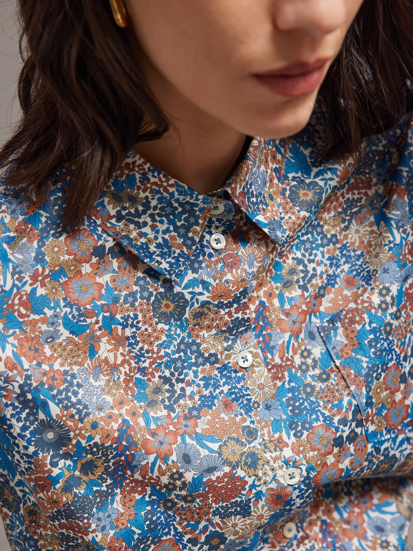 Chemise femme tissu Liberty - Limited Collection