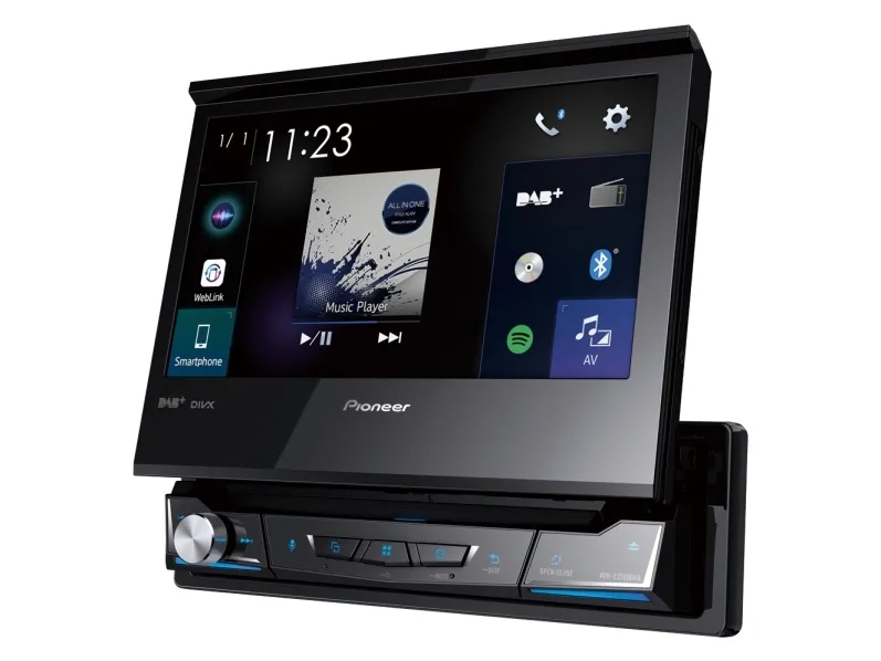 Pioneer AVH-Z7200DAB - DVD-modtager - display - 7