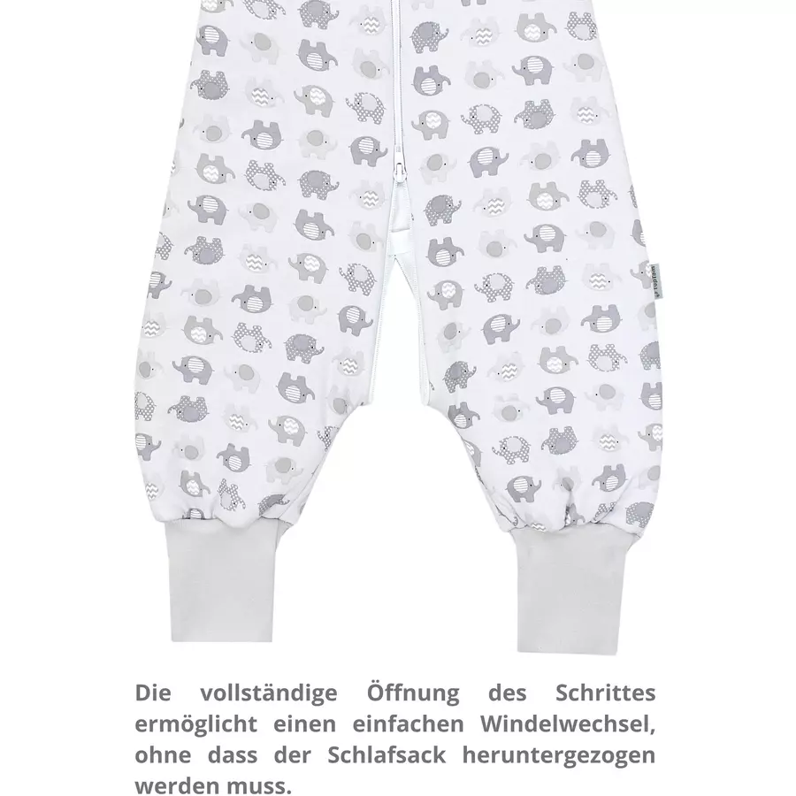 TupTam Winter Babyschlafsack mit Beinen 2,5 Tog rosa