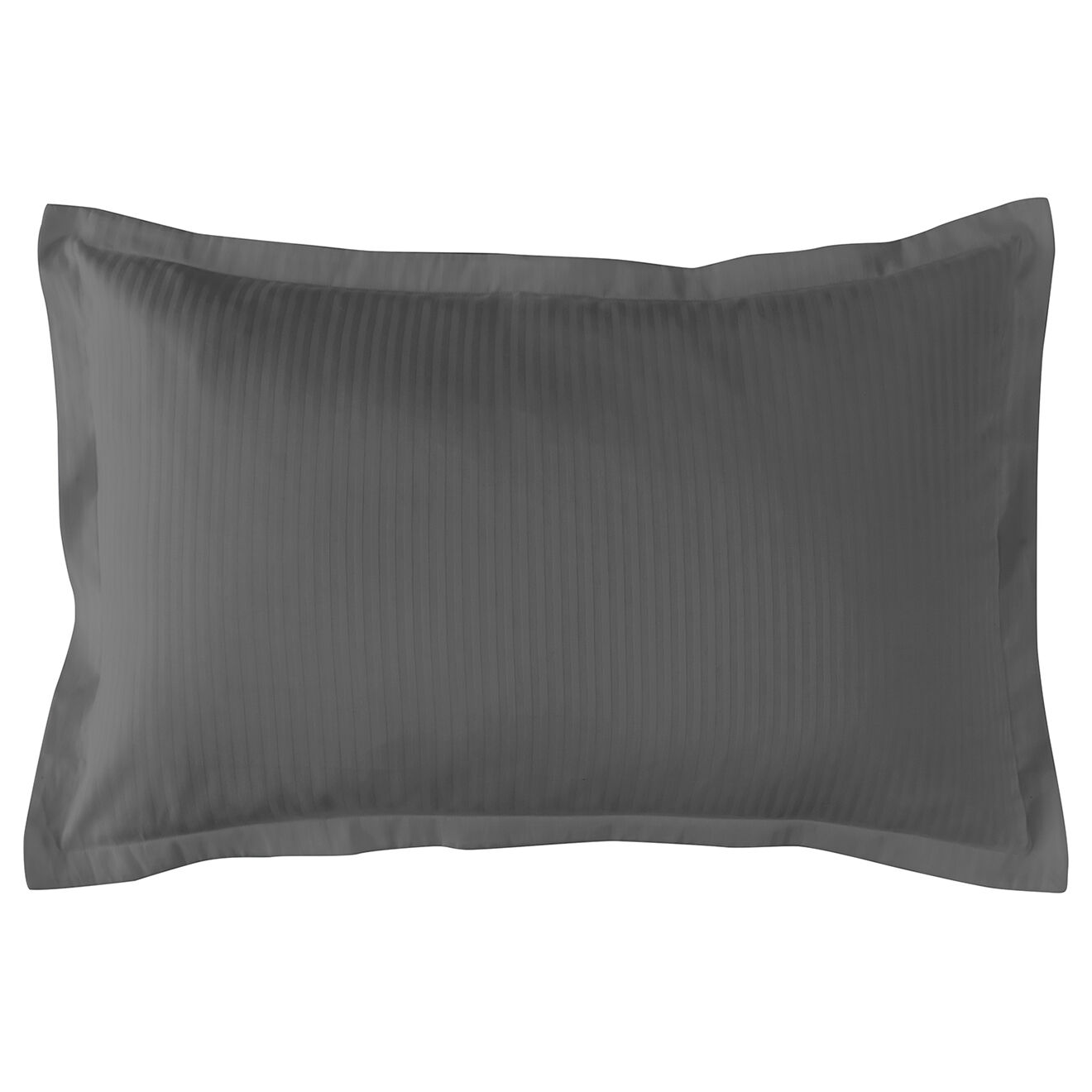 Perle de Coton Taie d'oreiller en satin de coton Triomphe gris perle