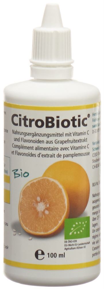 CITROBIOTIC Grapefruitkern Extrakt liq Bio 100 ml