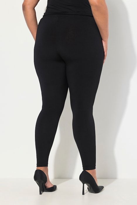 Leggings, High Waist, schmales Bein, Elastikbund