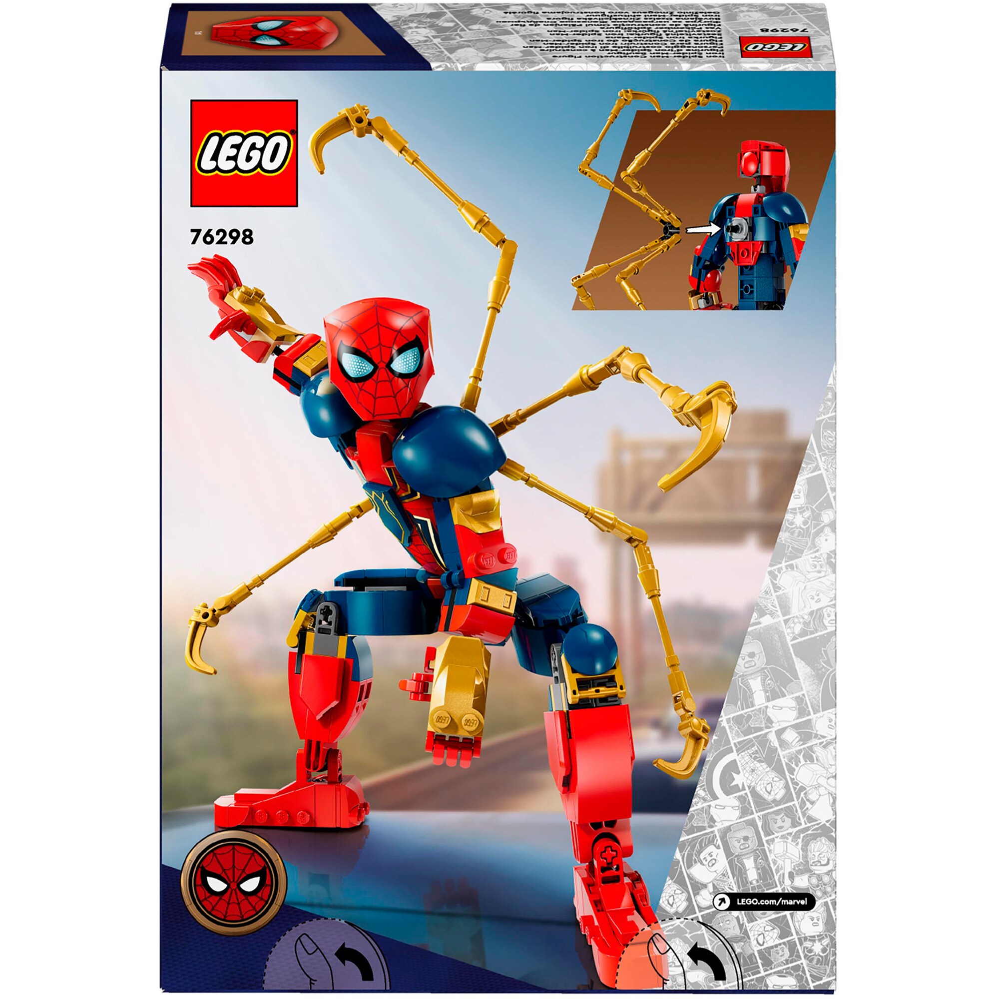 LEGO Konstruktionsspielzeug Marvel Iron Spider-Man Baufigur