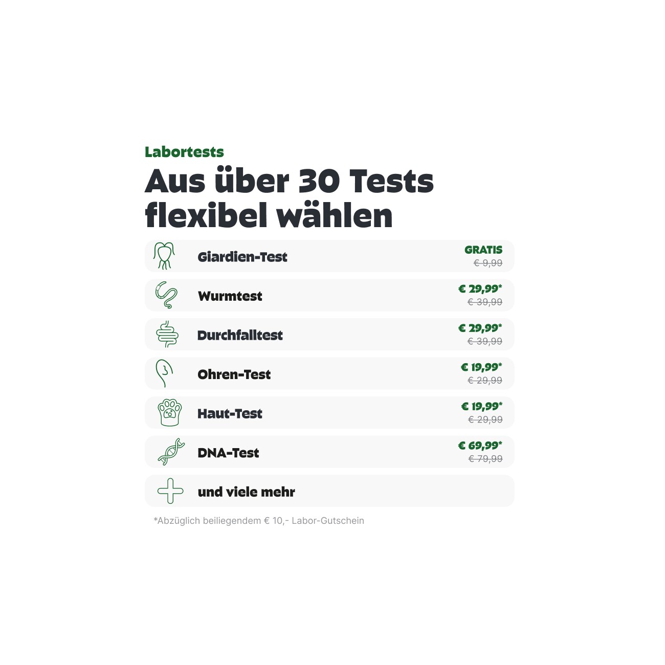 Pezz Life Labor Test Kit - All-in-One Gesundheitstest für zuhause
