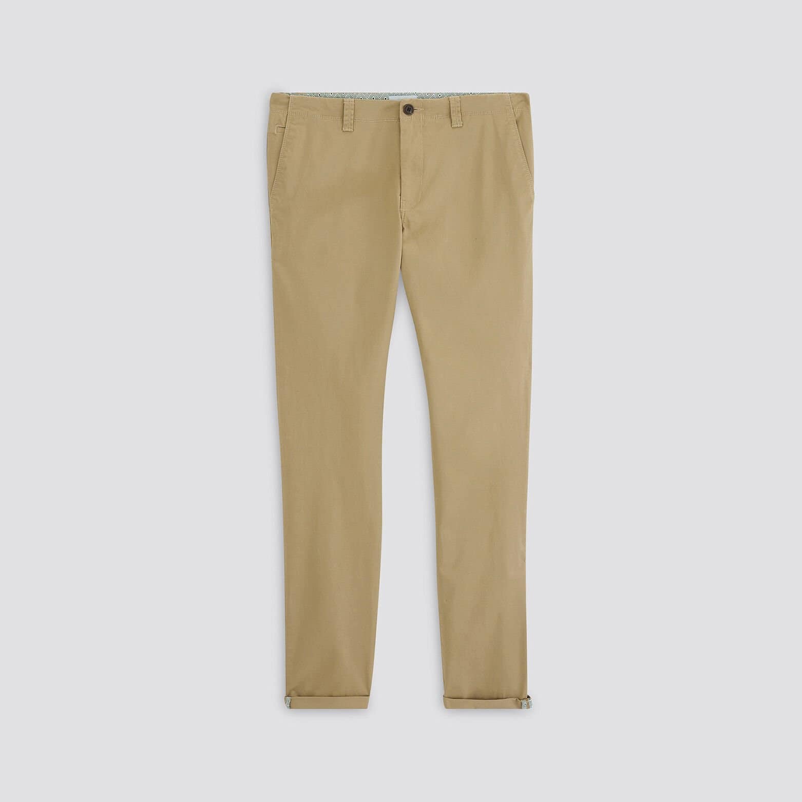 Pantalon chino slim Beige