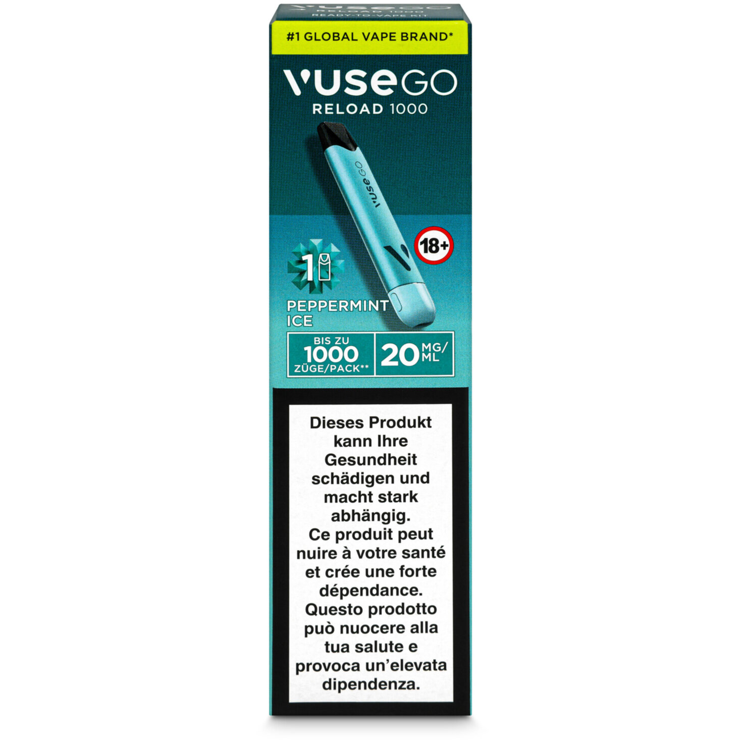 Vuse GO Reload 1000 Peppermint Ice