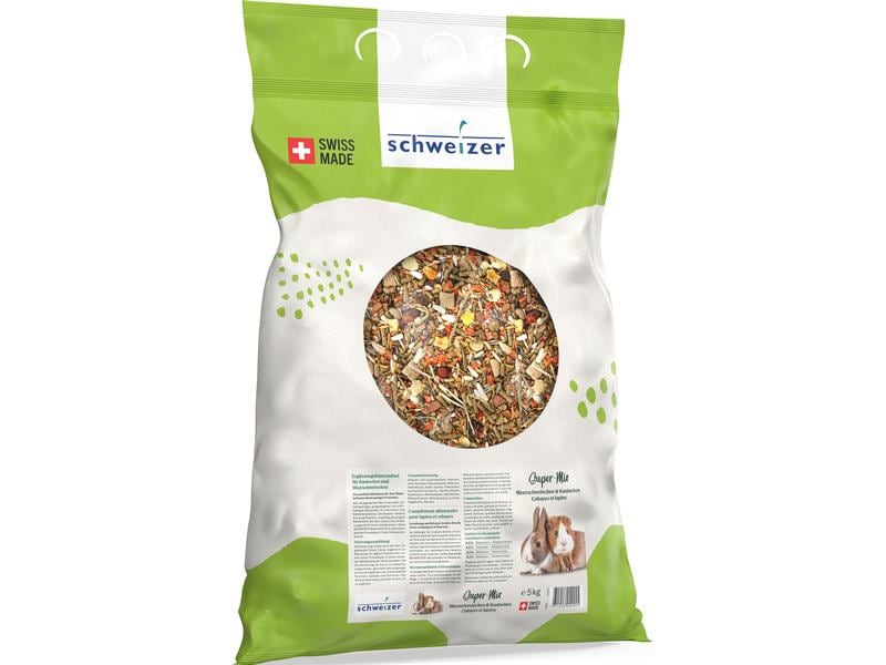 Eric Schweizer Hauptfutter Super-Mix für Kaninchen & Meersc Hauptfutter