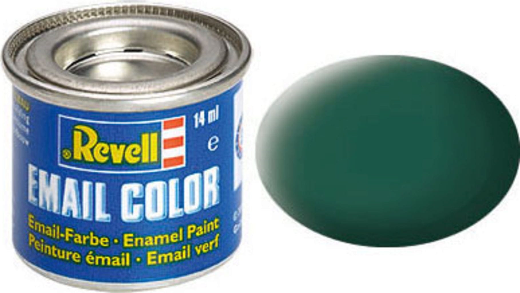 Revell  Email Color seegrün, matt, 14 ml    Die beliebten Farben von Revell in 89 verschiedenen Farbtönen