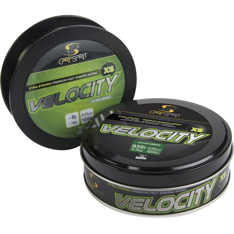 Nylon Carp Spirit Velocity Xs Lo-Vis Green - 1200M
