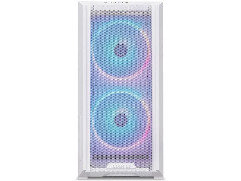 Lian Li PC-Gehäuse Lancool 216 RGB Weiss Mid-Tower-Gehäuse mit umfangreicher Kabelmanagement-Lösung