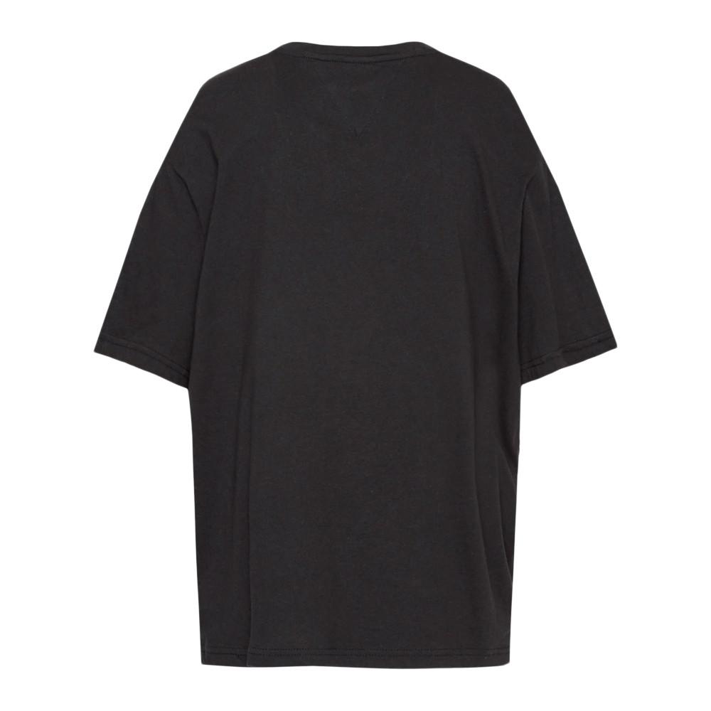 Tommy Hilfiger T-shirt Noir Femme Tommy Hilfiger Curve Reg Essentia