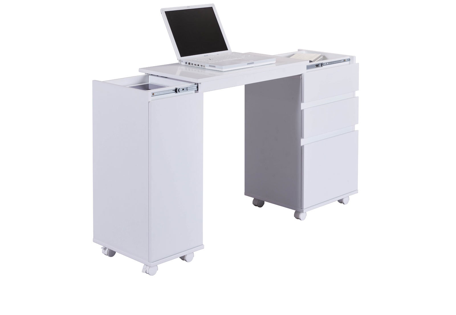 Schreibtisch LAURIN 66 x 36,5 cm Weiß