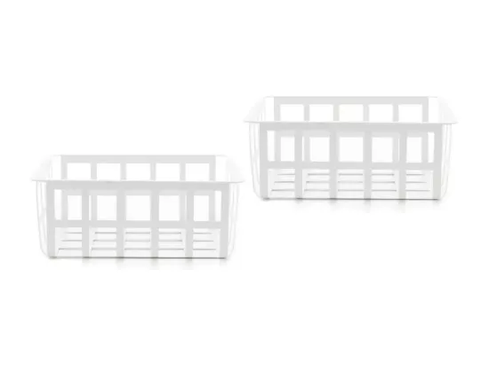 ZESTA, set de 2 paniers multi-usages de taille moyenne