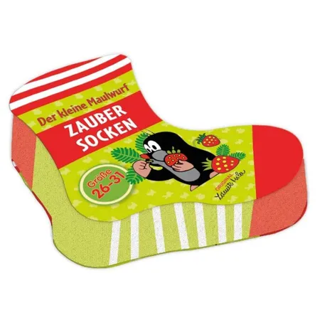 Trötsch Der kleine Maulwurf - Zaubersocken Größe 26-31, 2-fach sortiert