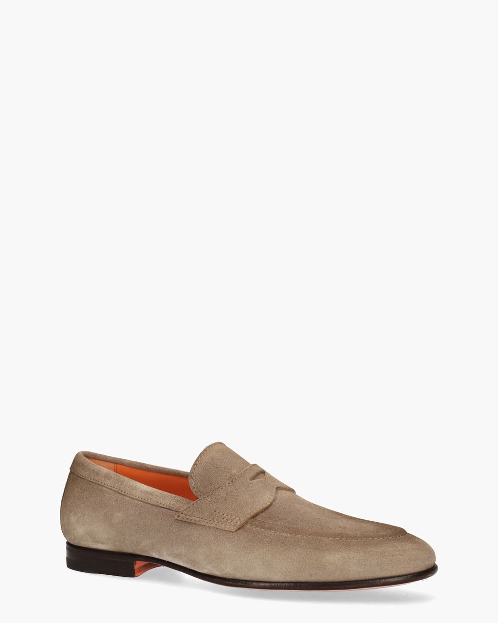 Santoni 18104 Taupe Herenloafers