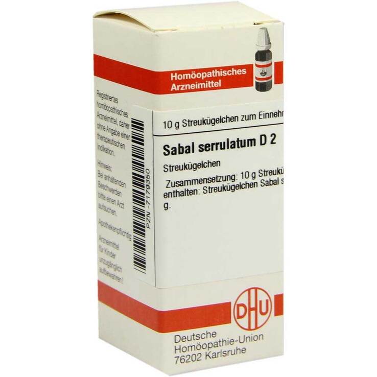 DHU Sabal serrulata D 2 Globuli, 10 g
