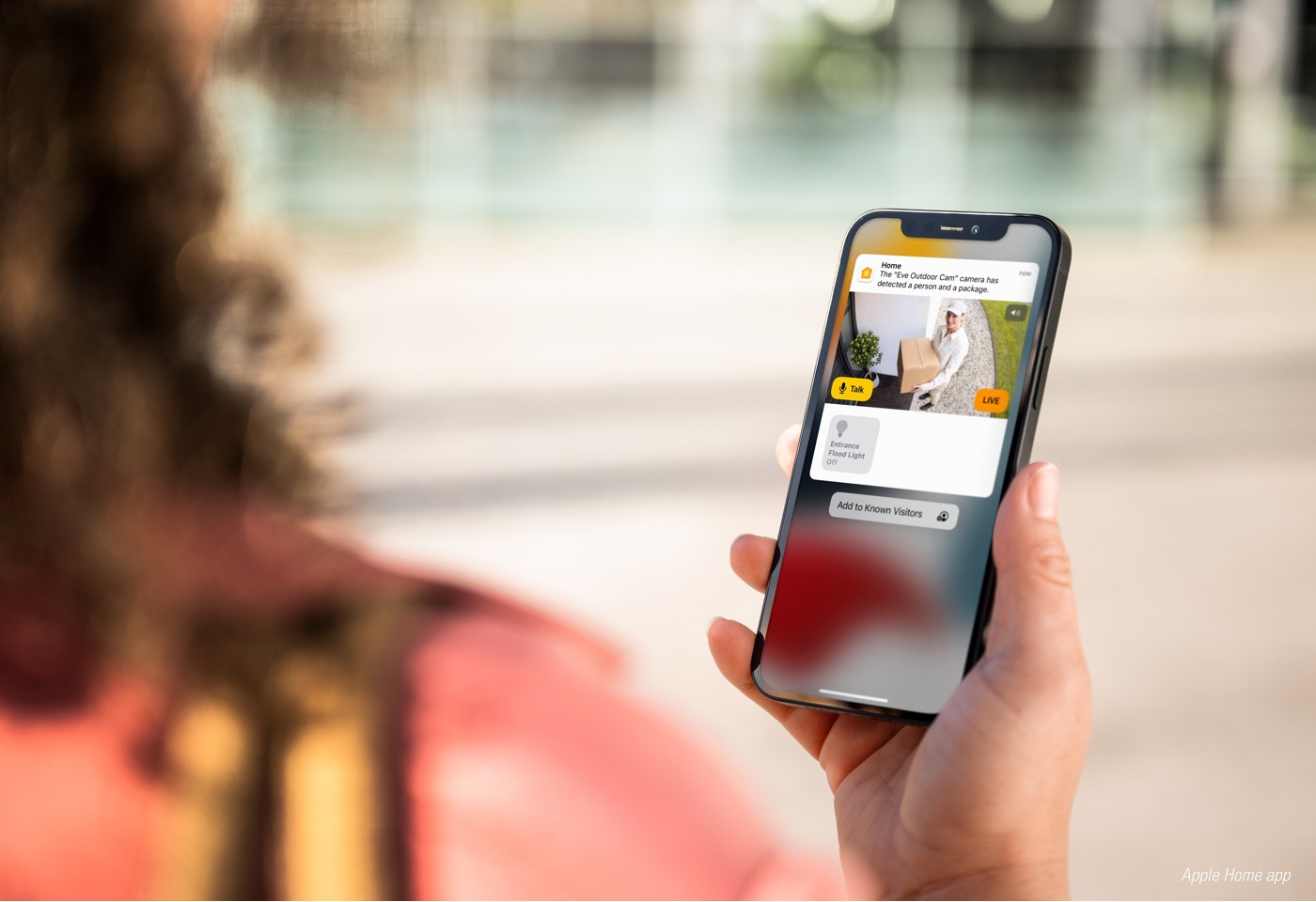 Eve - Outdoor Cam - Projektørkamera med Apple HomeKit Secure Video teknologi