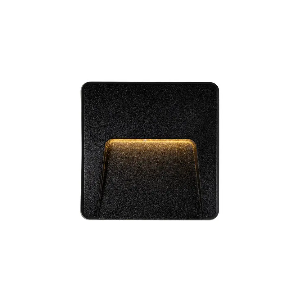 Qazqa tuinspots gem zwart geïntegreerde led