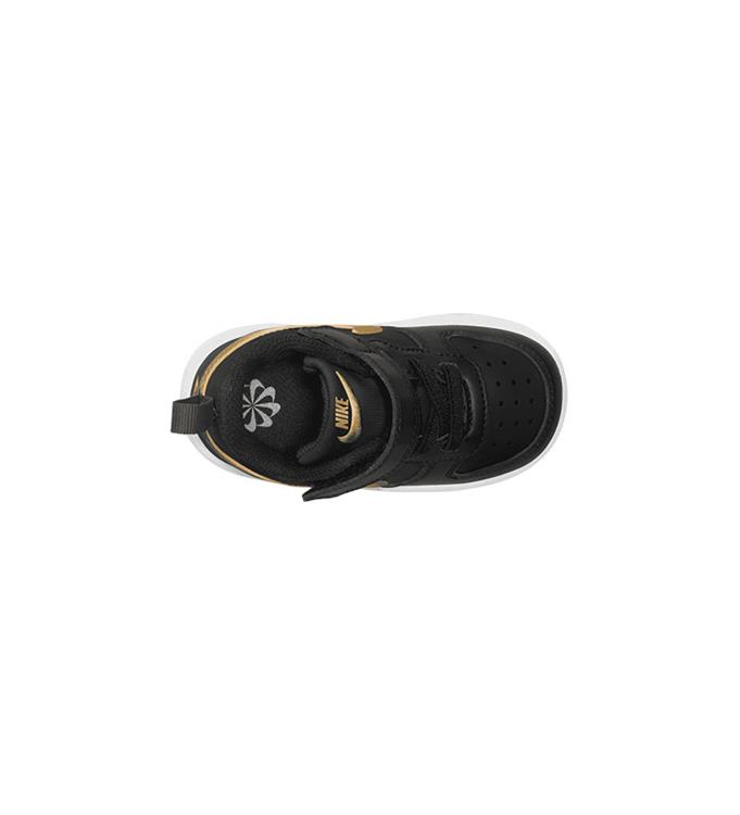 COURT BOROUGH LOW RECRAFT (TD) BLACK-METALLIC-GOLD-BLACK-WHIT