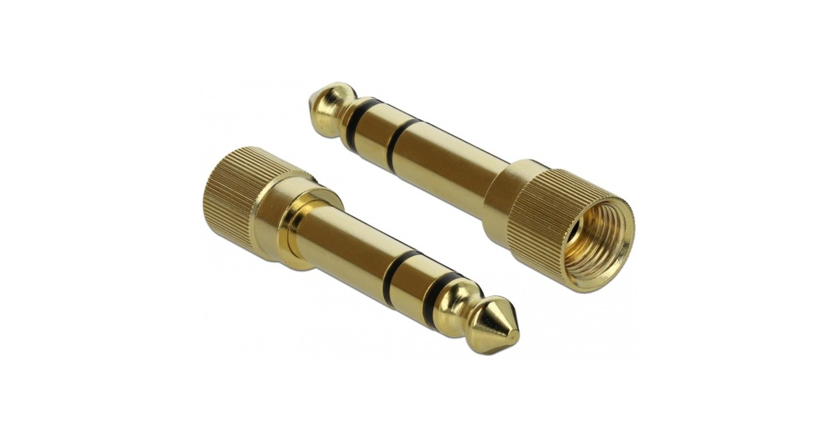 DeLOCKStereokabel 3,5 mm 3 Pin-stekker > 3,5 mm 3 Pin-stekker  (Zwart, 2 meter)