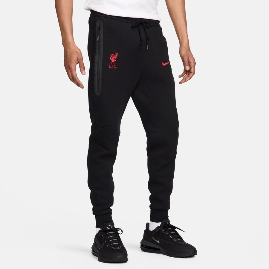 Liverpool Bas de Survêtement NSW Tech Fleece - Noir/Rouge