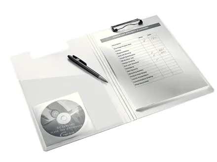Clipboard med forside Leitz WOW A4 Pink