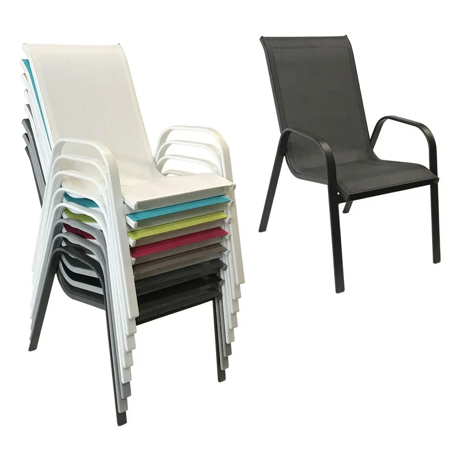 Happy Garden Stoel MARBELLA - Grijs - Aluminium