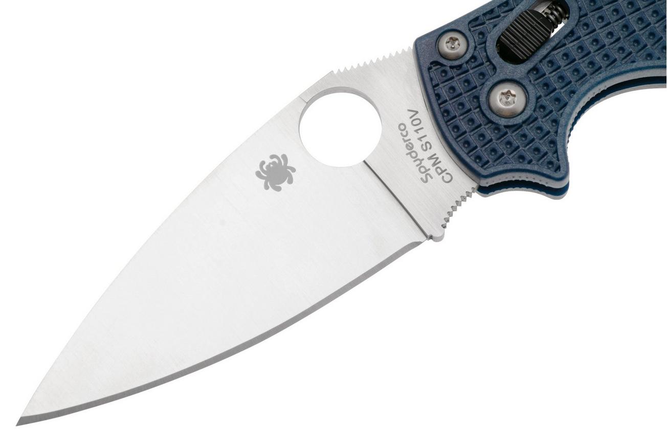 Spyderco Manix 2 lightweight S110V Dark Blue C101PDBL2 zakmes