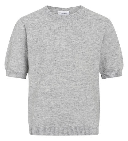 Grønt T-shirt - Strik - GRIsa - Grey