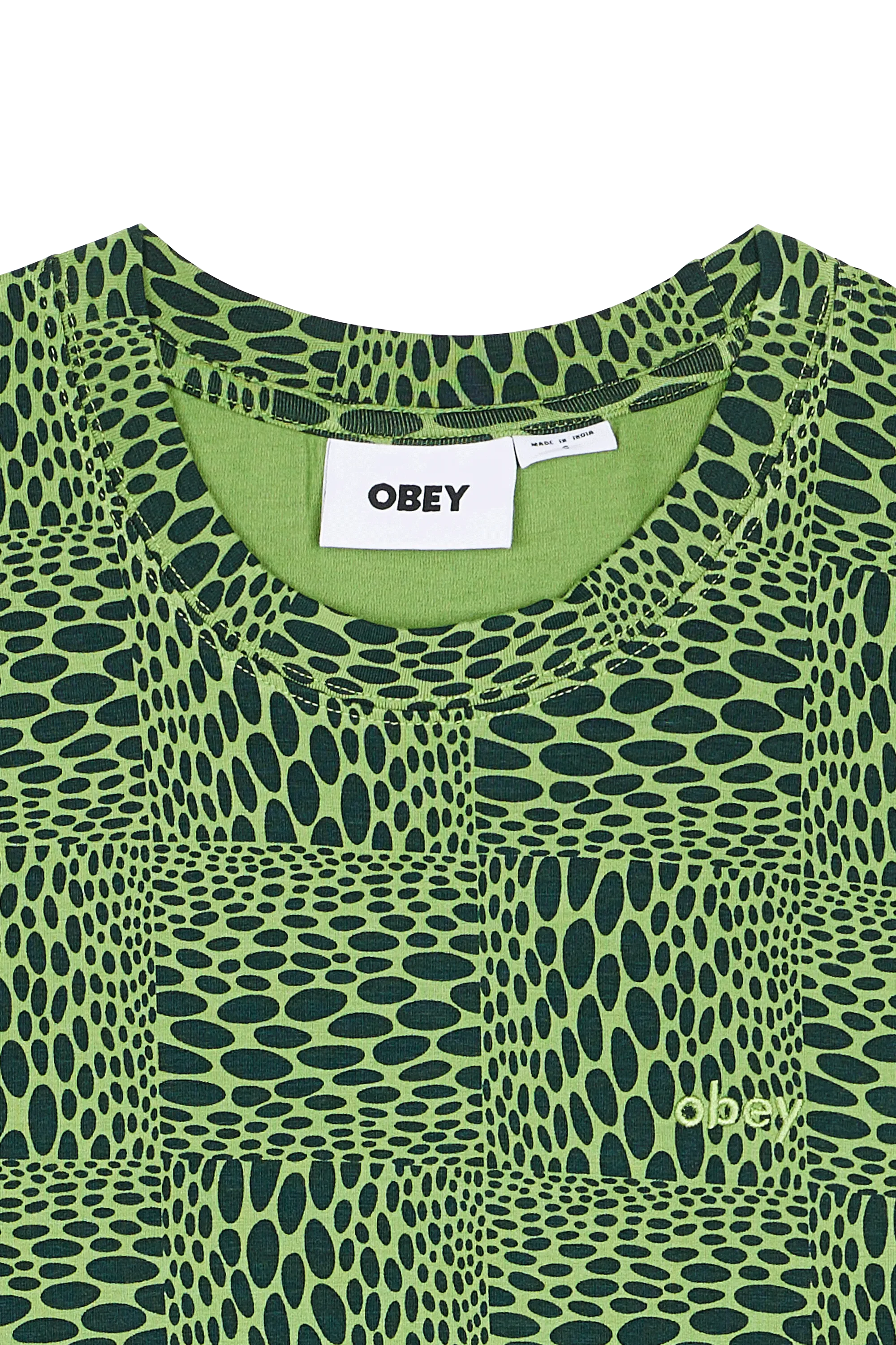 OBEY T-shirt JUBATUS TEE  Vert