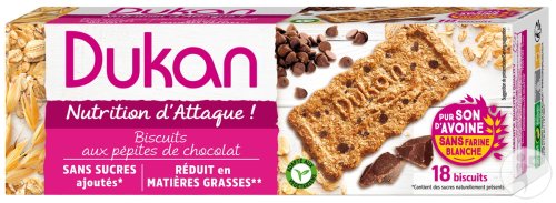Dukan Biscuits Aux Pépites De Chocolat 18 Biscuits