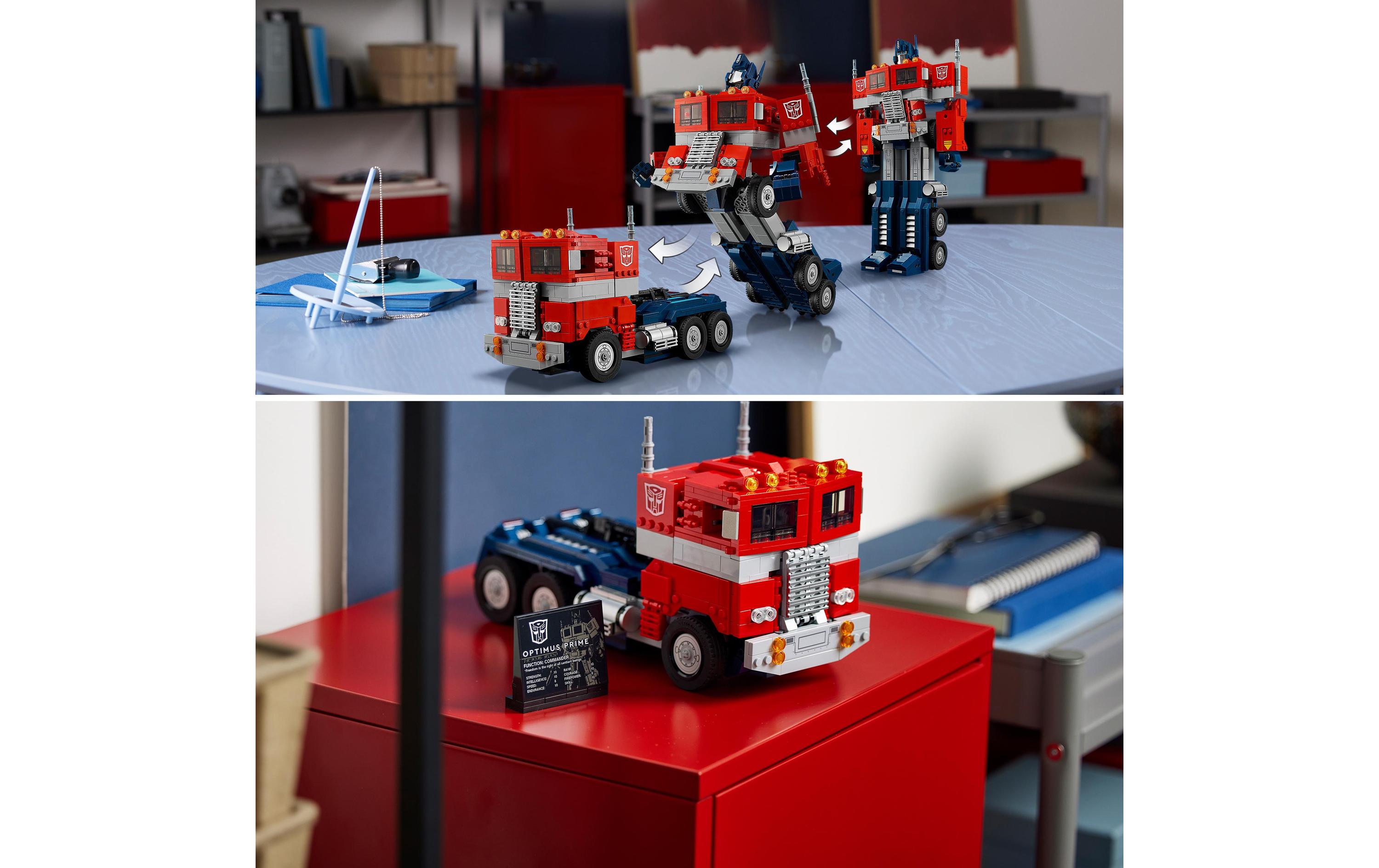Icons Optimus Prime 10302<br>Transformers 2-in-1 Set