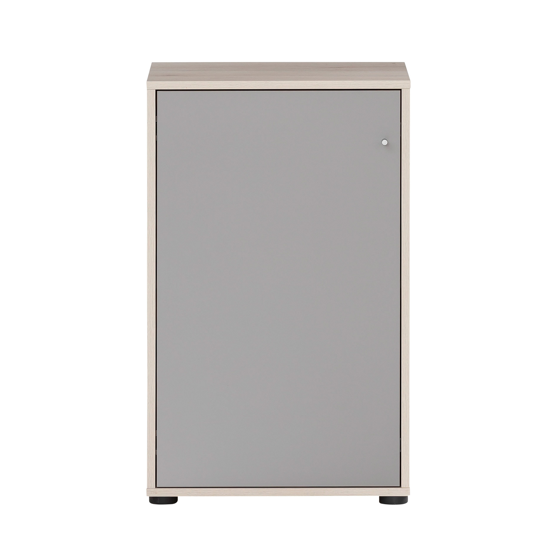 Aktenschrank - Sandeiche-platingrau - 2 Fächer