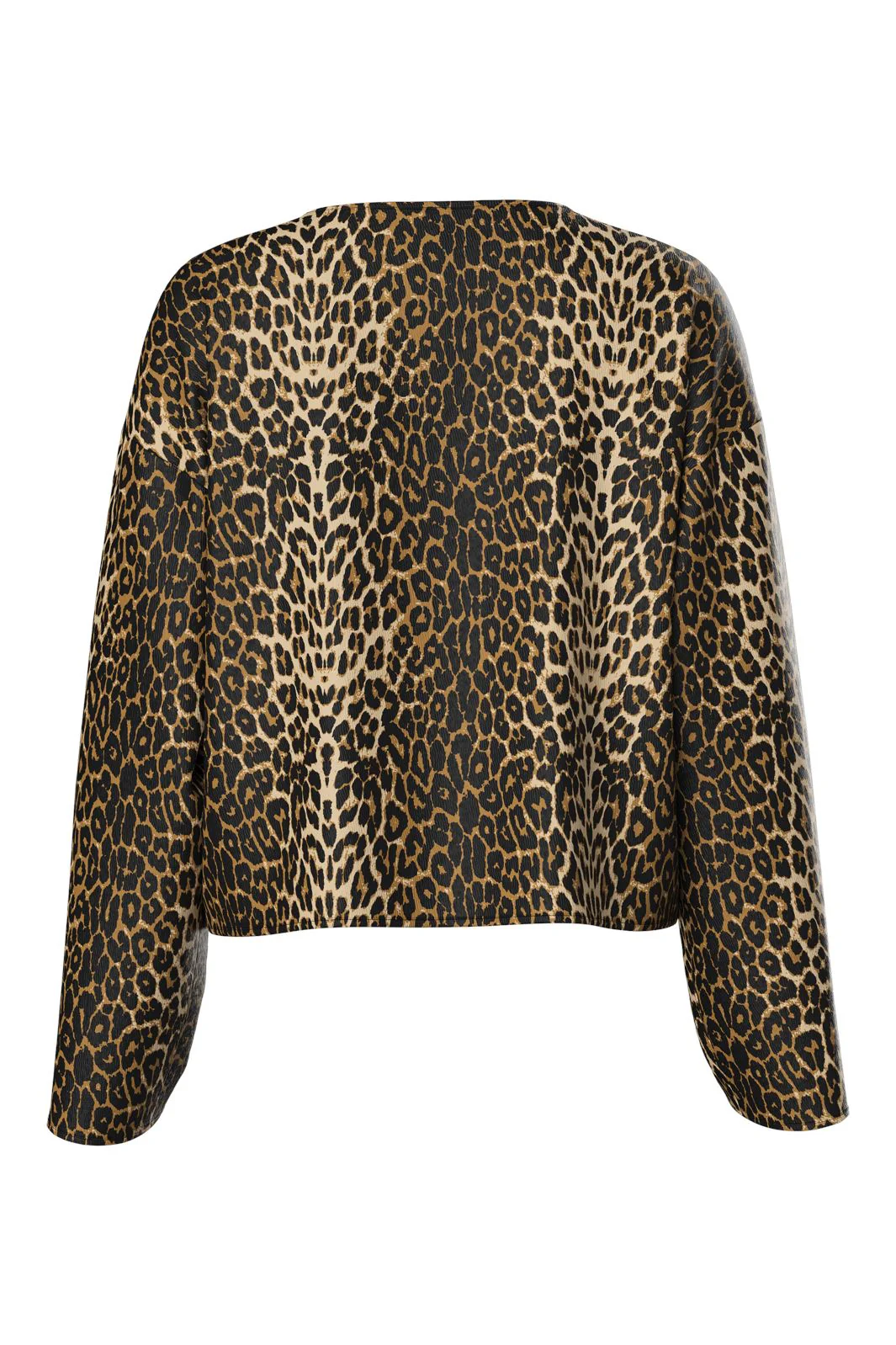 Pieces Pcmari Ls V-Neck Tie Top 4748319 black leo