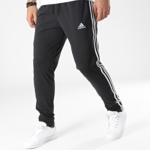 Pantalon Jogging A Bandes IC0044 Noir