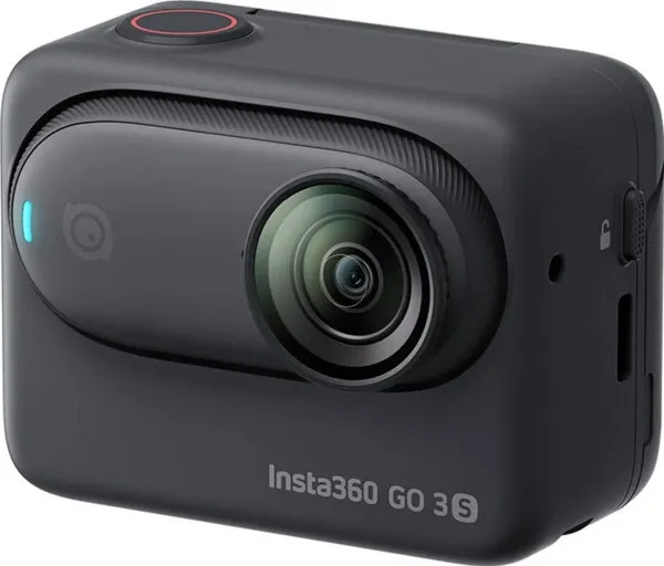 Insta360 Go 3S - Standard Bundle - action-kamera - 4K / 30 fps - flash 64 GB - Bluetooth, Wi-Fi - undervands op til 10 m - midnat sort