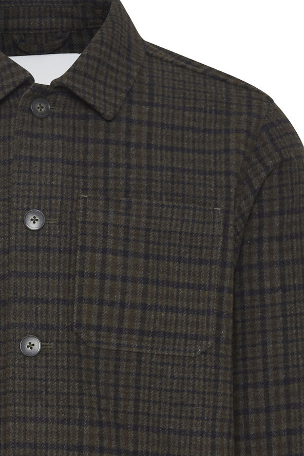 Casual Friday CFJILLIAN checked jacket Dark grey melange