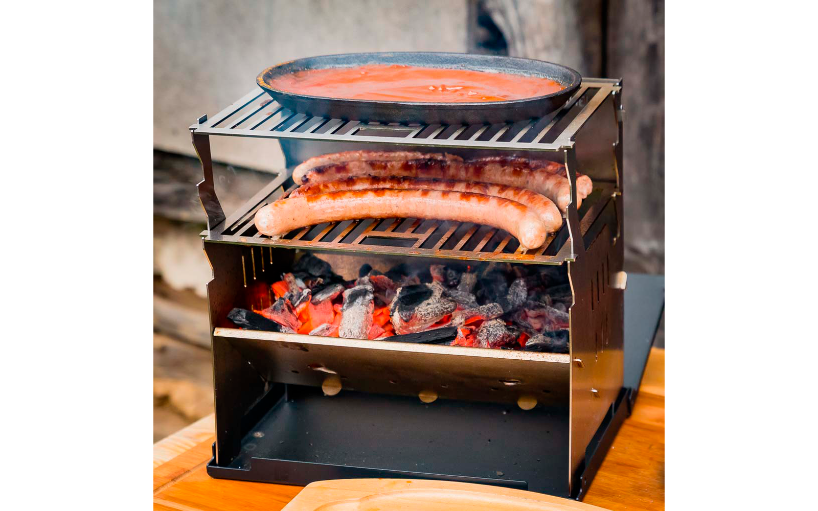 Fennek Zweiter Grillrost für den Fennek Grill 270 x 183 mm