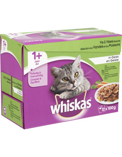 Whiskas Multipack Maaltijdzakjes Adult - Kattenvoer