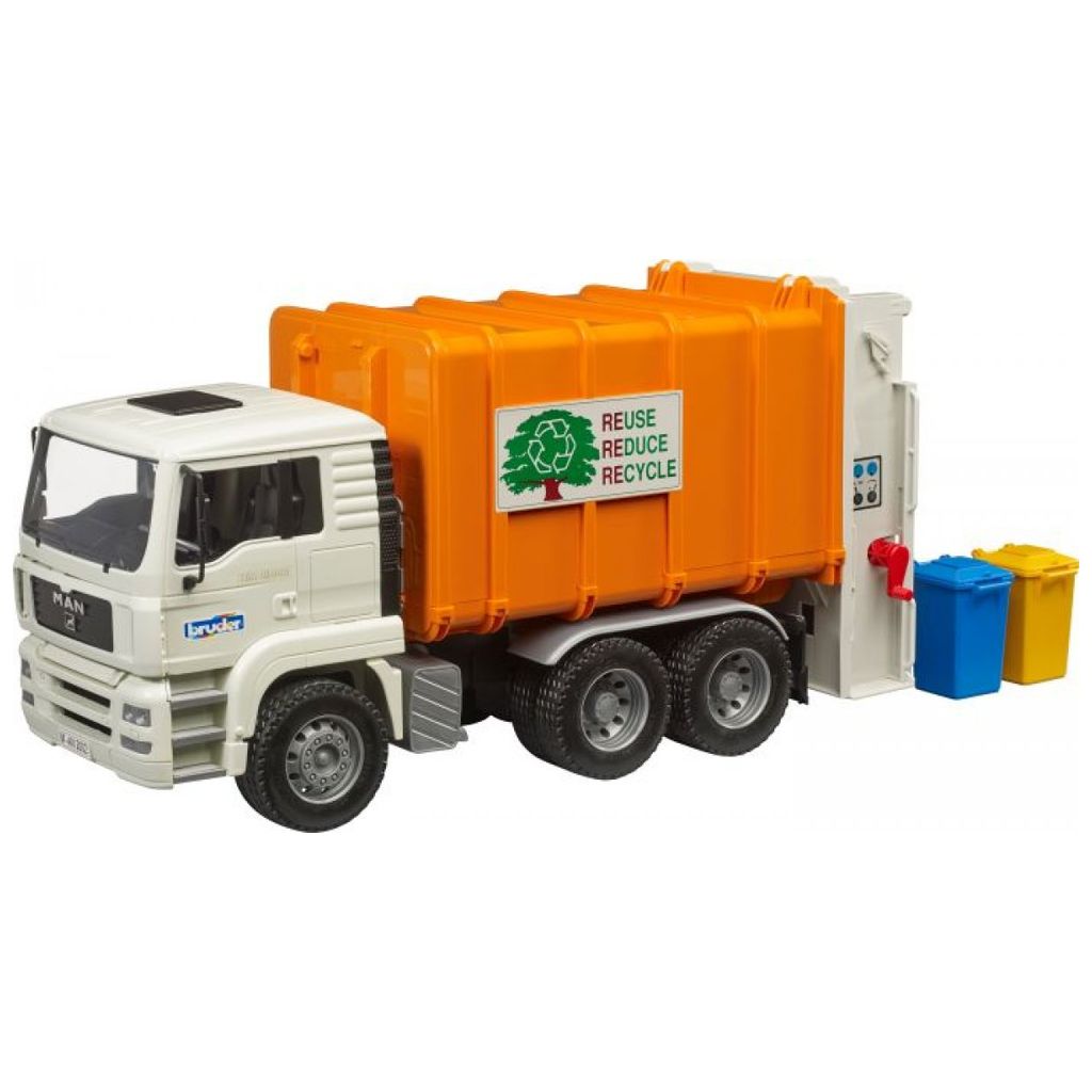 bruderbruder   MAN TGA Hecklader Müll LKW